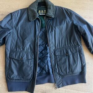 Barbour Men's Navy Field Jacket